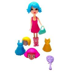 Imagem de Boneca Troca Roupa Acessório Fashion Menina Infantil Criança Brinquedo