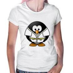 Imagem de Baby Look Pinguim Judô - Foca Na Moda