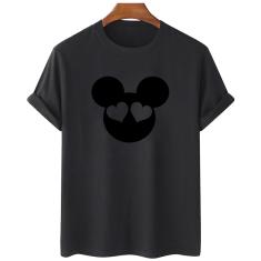 Imagem de Camiseta feminina algodao Mickey Mouse Disney Love Esboço