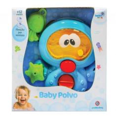 Imagem de Brinquedo Para Bebês De Formas E Cores Oceano Baby Polvo - Polibrinq