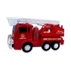 Imagem de Caminhao Bombeiro A Pilha C/Sirene E Escada Automática