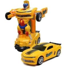 Imagem de Carrinho Super Robo Emite Luz Som Bate Volta - Carrinho Brinquedo