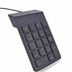 Imagem de Teclado Numérico Usb 18 Teclas Preto - Booglee Homologação: 5437180016