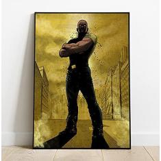 Imagem de Quadro decorativo Poster Luke Cage Super Heroi Marvel Arte