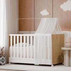 Imagem de Berço Mini Cama Doce Sonho Americano Para Quarto De Bebê Menina e Meni