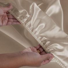 Imagem de Jogo De Lençol Sublime 4 Peças Queen Cetim Charmousse - Riffo Store