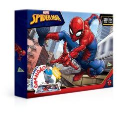 Imagem de Spider Man - Quebra Cabeça - 120 Peças Grandão - Toyster Brinquedos