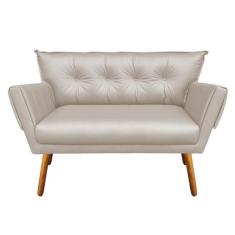 Imagem de Namoradeira Anitta Corino P s Palito Castanho D'rossi - Bege