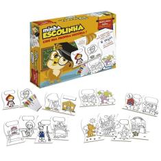 Imagem de Quebra Cabeça Minha Escolinha + Histórias 16 Peças - Xalingo