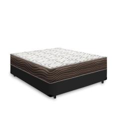 Imagem de Cama Box + Colch o De Vi va Ortobom D45 Iso 150 128x188x53cm