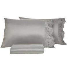 Imagem de Jogo De Cama Queen 3 Peças Microfibra 100% Poliéster Lm - Lm Peter