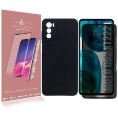 Imagem de Capa Aveludada + Película Privacidade P/ Moto G52 Xt2221 6.6 - Luiza C