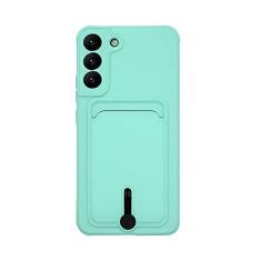Imagem de Capa de telefone de silicone com slot para cartão de cor doce para samsung s22 ultra s21 plus s20 s21fe a52 a72 a51 a71 a32 a22 a53 capa de carteira macia, t8, para samsung a22 5g
