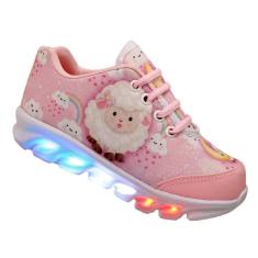 Imagem de Tênis de Led Ortokids Infantil Menina Ovelha-Feminino