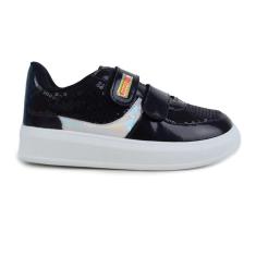 Imagem de Tênis Infantil Feminino Novopé Paete Preto - 9800-Feminino