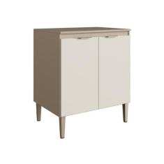 Imagem de Balcão para Cozinha 70cm com Tampo 2 Portas Carol - Móveis Cadorin