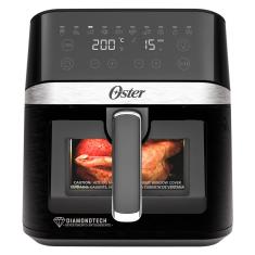 Imagem de Fritadeira Elétrica Sem óleo Air Fryer Oster DiamondTech CKSTAF60WDDF 6l com Visor Painel touch