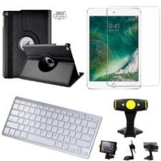 Imagem de Capa Giratória iPad 2019 7a Geração 10.2 + Película + Teclado +Suporte Mesa - Armyshield