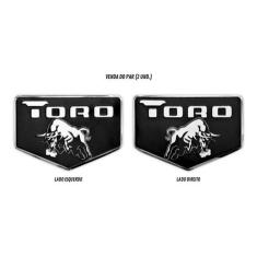 Imagem de Emblema Em Metal Alto Relevo Fiat Toro (par)