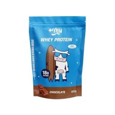 Imagem de +Mu Whey Concentrado Sabor Chocolate 18g Proteina - Refil 900g