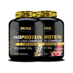 Imagem de Kit 2x Whey Protein Isolado Iso Blend Complex 2Kg - Pretorian-Unissex