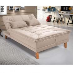 Imagem de Sofá Cama Berlim Plus Império Estofados Areia