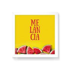 Imagem de Arte Maníacos Quadro Decorativo Melância Realista - 30x30cm (Moldura em laca )
