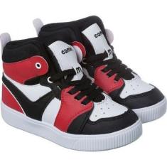 Imagem de Tênis Infantil Masculino Cano Médio Confortável Casual Camin-Masculino