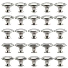 Imagem de 1/10/20/25 peças puxadores de porta de aço inoxidável gaveta armário alças puxadores kithcen armário puxar alças acessório de ferragens de móveis, 25 peças