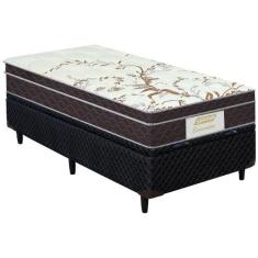 Imagem de Cama Box Solteiro com Baú (Box + Colchão) Gazin - de Mola Ensacada 68c
