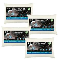 Imagem de Kit com 4 Travesseiros Viscoelástico Nasa - 13cm - Duoflex
