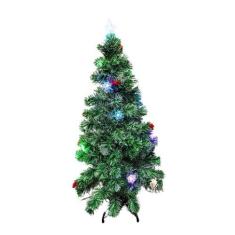 Imagem de Arvore De Natal Fibra Optica Pinha E Cerejinha 1,20M DN120 - Global