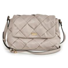 Imagem de Bolsa Via Marte Tiracolo Maxi Trama Alça Ajustável Tiracolo B2-529-Feminino