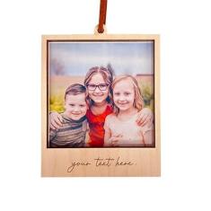 Imagem de Moldura de enfeite de Natal, enfeites de imagem para árvore de Natal | Decorações de Natal de para árvores - Pingentes estéticos ornamentos exclusivos pequenos pingentes decoração para decoração de ca