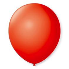 Imagem de Balão São Roque Número 7 Vermelho Quente 50 Unidades