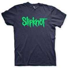 Imagem de Camiseta Slipknot Marinho e Verde em Silk 100% Algodão