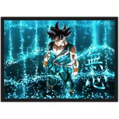 Quadro Decorativo Dragon Ball Goku Genki Dama Desenho Anime Com