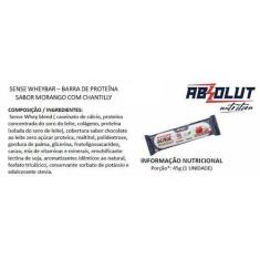 Imagem de Caixa De Barra De Proteína Sense Whey Bar Com 12 Unidade - Absolut Nut