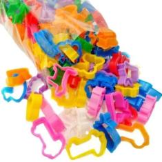 Imagem de 50 Forminhas De Massinha De Modelar Atacado Molde Cortador - Molde Par