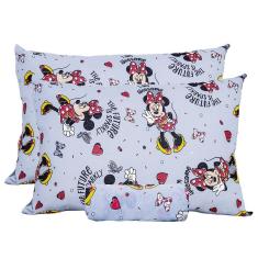 Imagem de Jogo De Cama Infantil Minnie Sparkly Casal Disney Simples 3 Peças Malha Portallar