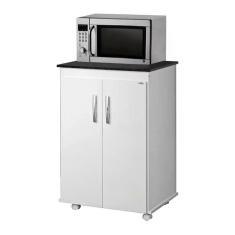 Imagem de Balcao Cozinha Para Microondas Vitoria Branco Branco