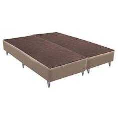 Imagem de Base Sommier Linho Queen 158x198x23cm Ortobom Bege