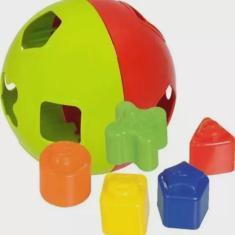 Imagem de Brinquedo Bola Didática com Blocos para Encaixar Mercotoys Ref 282