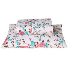 Imagem de Jogo Cama Lençol Solteiro 180 Fios 2pçs Floral Rosê