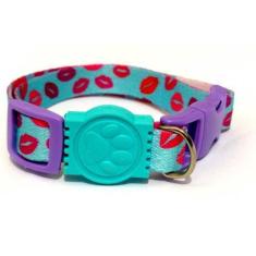 Imagem de Coleira De Seda Estampa De Beijinhos Ul Tamanho Único - Nica Pet