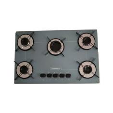 Imagem de Fogão Cooktop 5 Bocas Chamalux Ultra  Chama Premium Bivolt, Prata, Biv