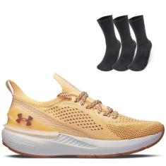 Imagem de Kit 1 Tênis de Corrida Feminino Under Armour Charged Quicker e 1 Pct c