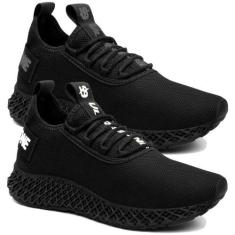 Imagem de Kit Combo 2 Pares Tenis Unissex Esportivo Ultra Black Academia Corrida