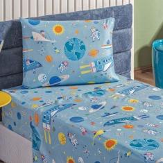 Imagem de Jogo de Cama lençol INFANTIL SOLTEIRO 2 pç estampado  - SAFIRA ENXOVAI
