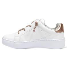 Imagem de Tênis Ramarim Feminino Casual com Strass 76222 Branco Rosê